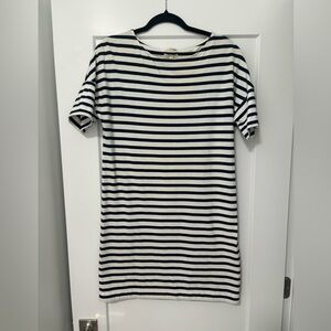 Striped Navy and White Wilfred Free Dress
